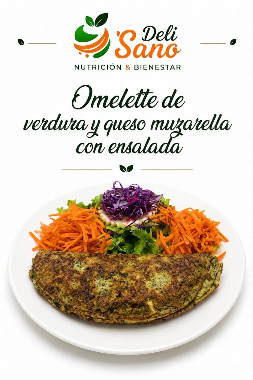 Omelette Verdura muzza c/Lechuga Zanahoria 
